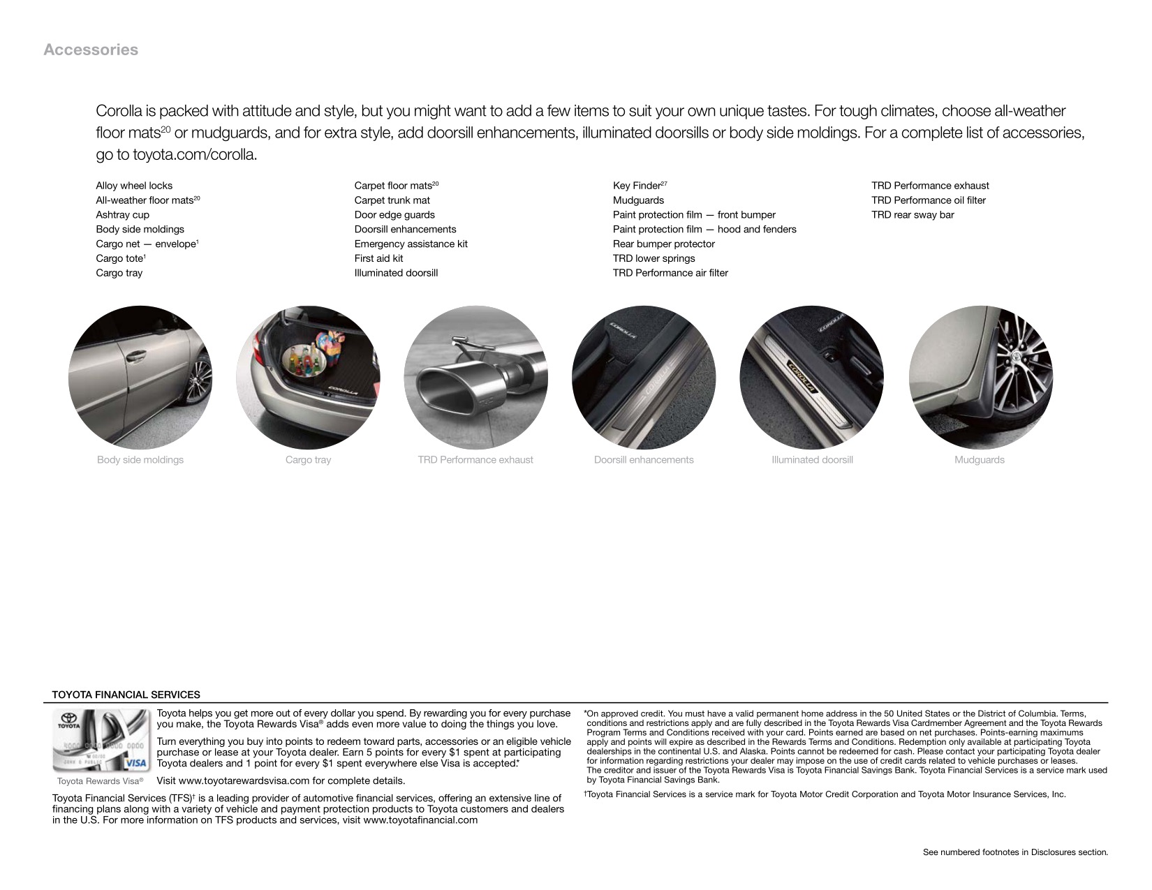 2016 Toyota Corolla Brochure Page 1